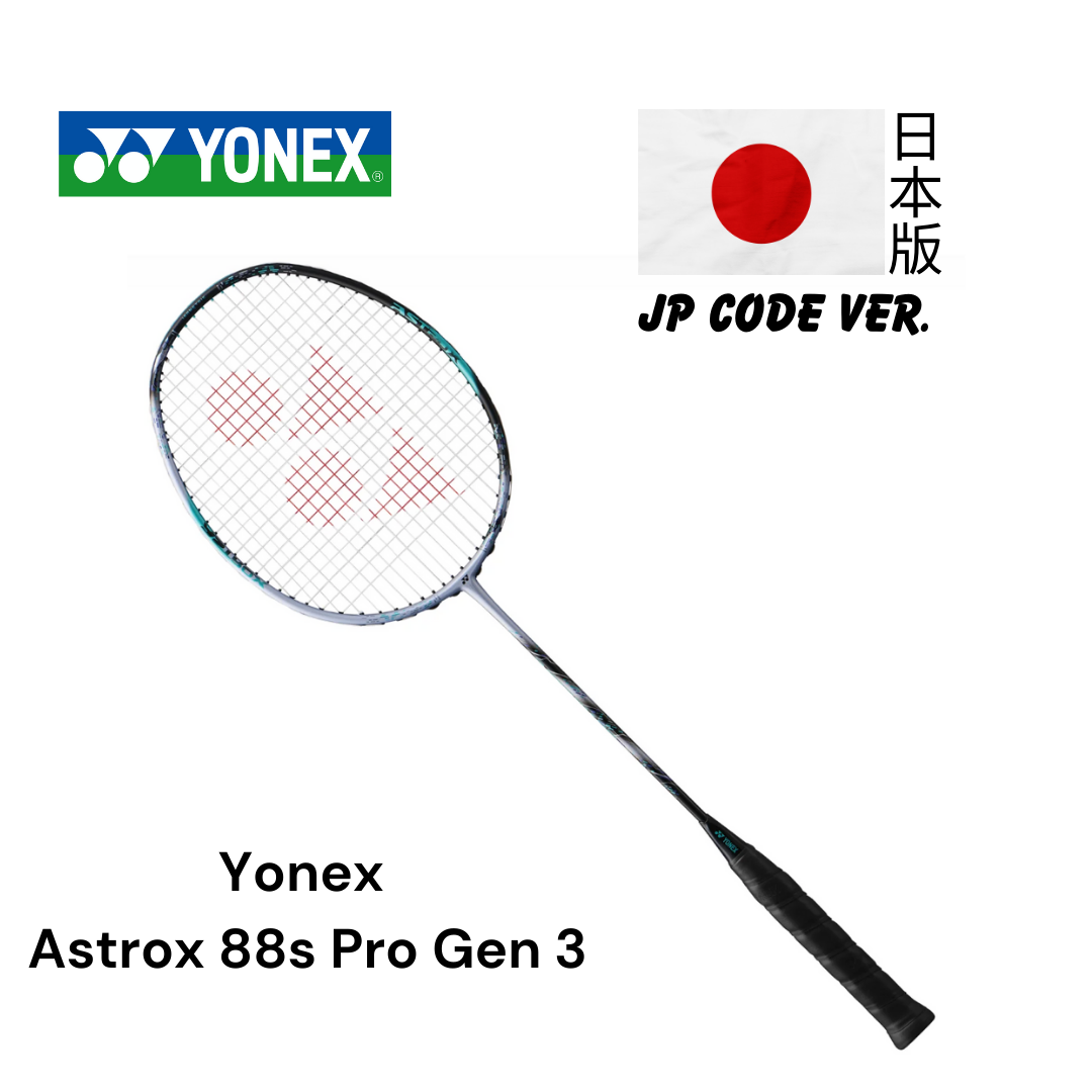 YONEX ASTROX 88S PRO, SILVER BLACK (3RD GEN) Available Now- JP CODE