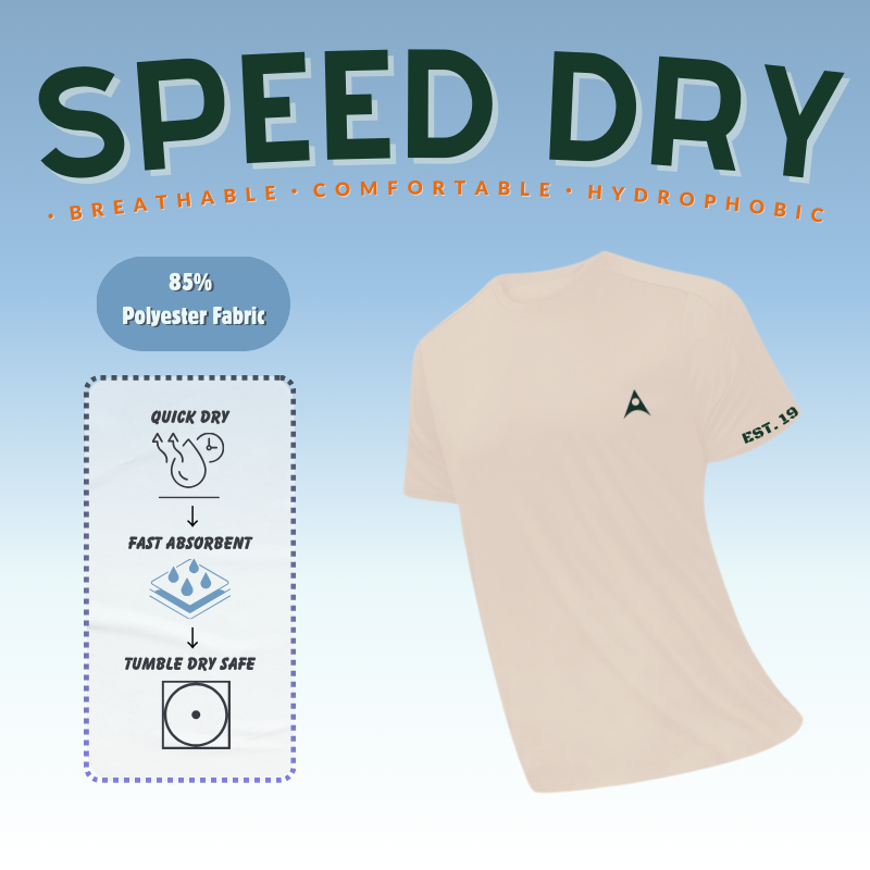 Breathable Premium Sports Shirt - Unisex - White Beige