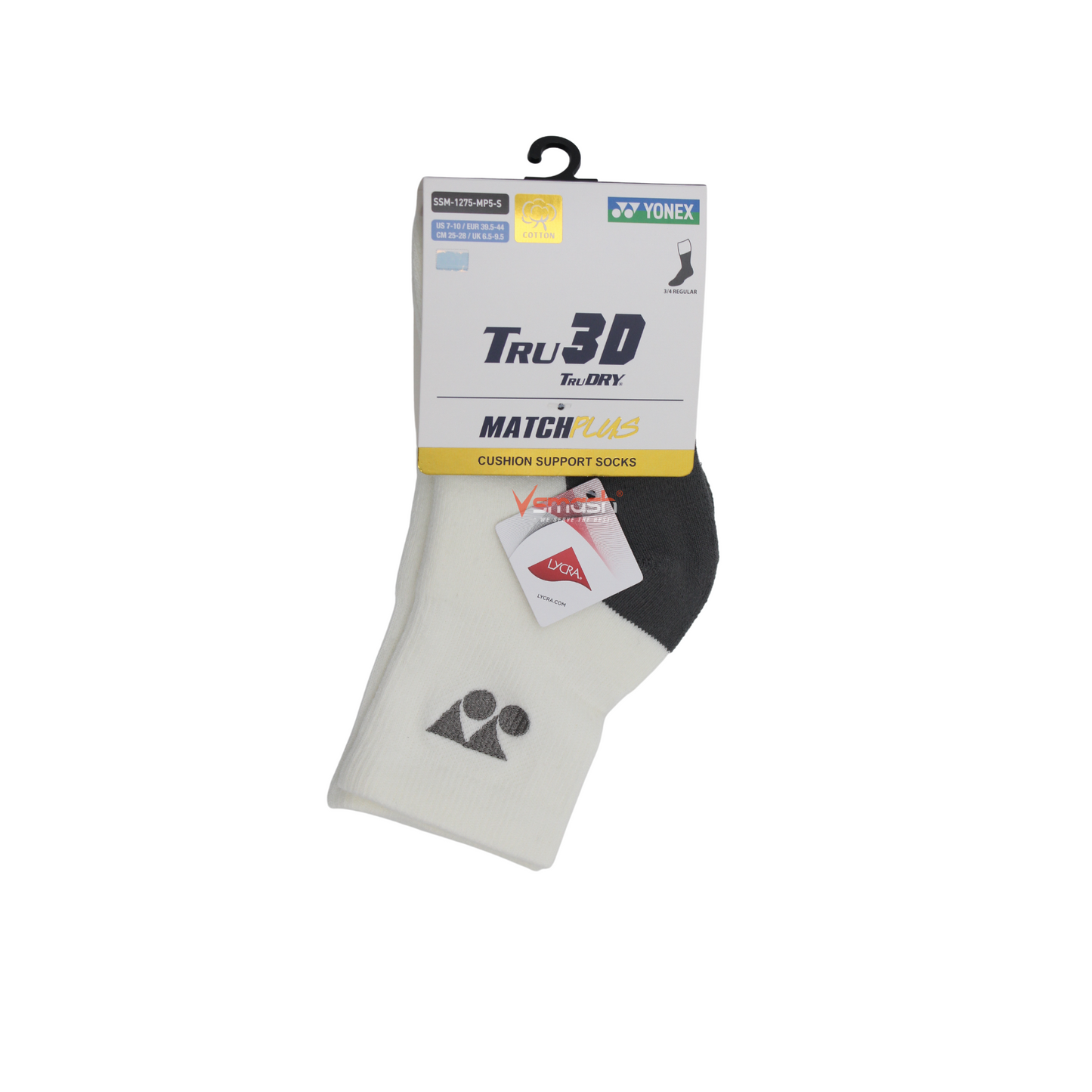 Yonex Tru3D Cushion Support Socks (3/4 Regular) (25-28cm)