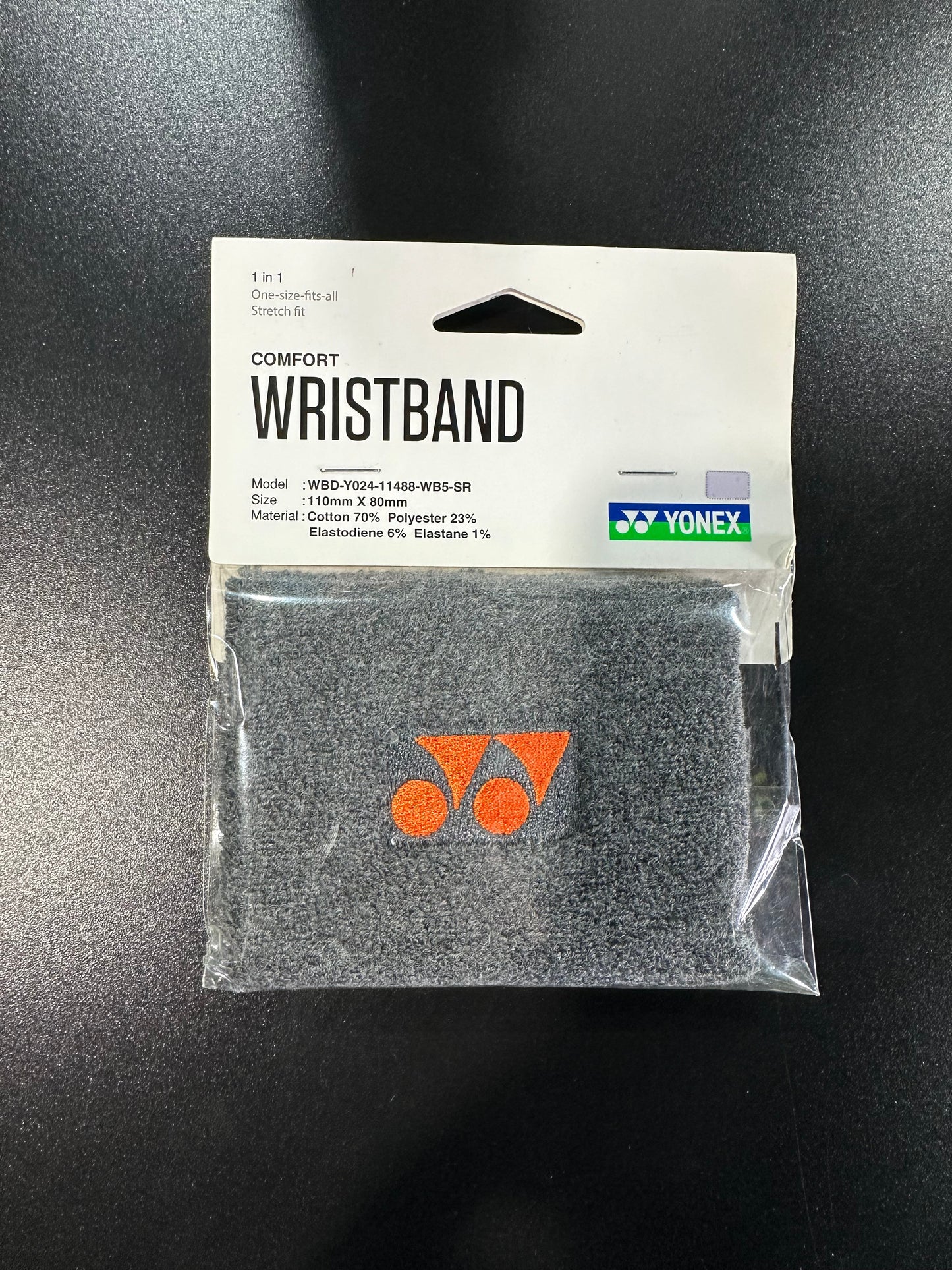 Yonex Comfort Wrist Band (11x8cm) (Gray)