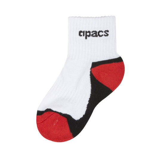 Apacs Junior Sport Socks-Red(20-24cm)