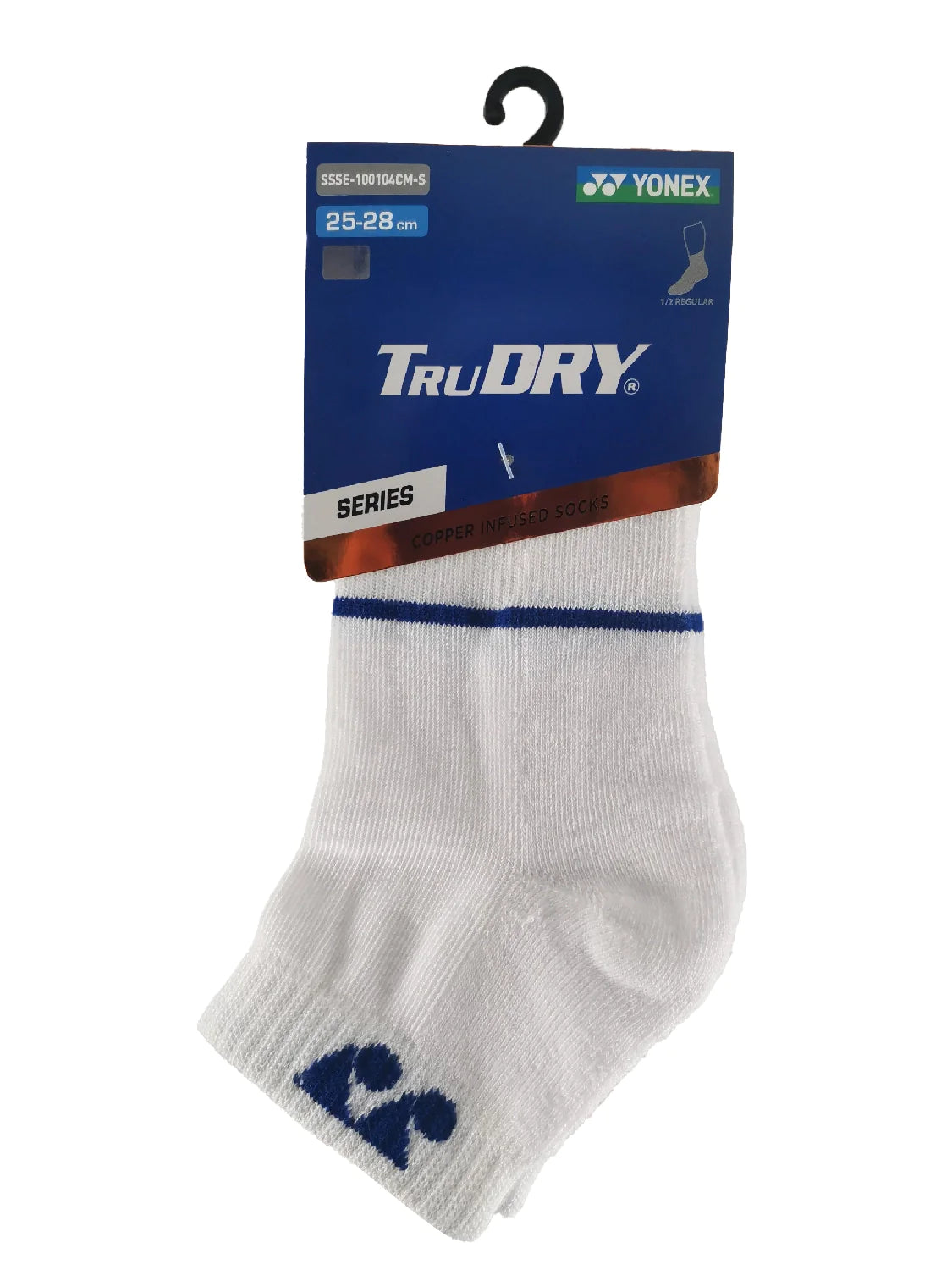 Yonex TruDRY Copper Infused Socks (1/2 Regular) (25-28cm)